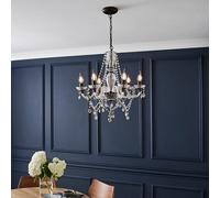 The Lighting Edit Mia Matt Bronze Effect 6 Lamp Led Pendant Ceiling Light, (Dia)540mm