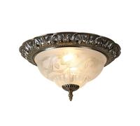 The Lighting House 120W Antique Brass Ceiling Light