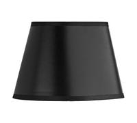 The Lighting Studio Lexington Black Faux Silk Oval Shade 20Cm