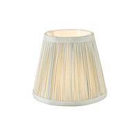 The Lighting Studio Noelle Grey Silk Pleated Shade 14Cm