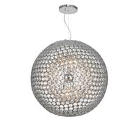 The Lighting Studio Serafina 6 Light Pendant Brushed Chrome Large