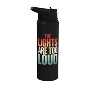 The Lights are Too Loud Stainless Steel Insulated Water Bottle