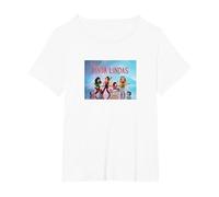 The Linda Lindas - Official Merchandise - Growing Up T-Shirt, Women's Plus, White, 2X