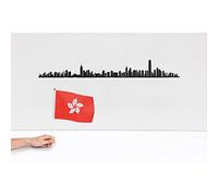 The Line Hong Kong City Lover Silhouettes Wall Art