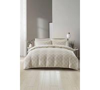 The Linen Consultancy Lazy Linens Chilled Checkerboard Duvet Cover Set In Natural Natural