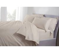 The Linen Consultancy 'tlc 5 Star Hotel Concept' 250Tc Cotton Percale Duvet Cover In Cream Cream King