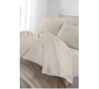 The Linen Consultancy 'TLC 5 Star Hotel Concept' 250TC Cotton Percale Flat Sheet in Cream | Size: Double Flat The Linen Consultancy Cream Double Flat