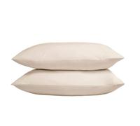 The Linen Consultancy 'tlc 5 Star Hotel Concept' 250Tc Cotton Percale Standard Pillowcase 4 Pack In Cream Cream One Size