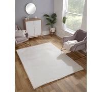 The Linen Consultancy Tlc 5 Star Hotel Concept Luxury Faux Fur Ivory Rug Ivory