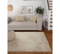 The Linen Consultancy Tlc 5 Star Hotel Concept Luxury Faux Fur Natural Rug Natural 60cm x 100cm