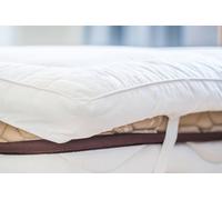 The Linen Consultancy 'TLC 5 Star Hotel Concept' Softened Duck Feather 5cm Mattress Topper in White | Size: King The Linen Consultancy White King
