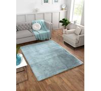 The Linen Consultancy Tlc 5 Star Hotel Concept Tipped Luxury Faux Fur Green Rug Green 120cm x 170cm