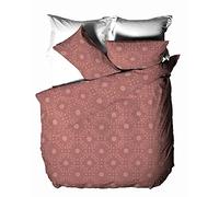 Yard Bohemian Geometric Super King Duvet Cover Set Red, Red