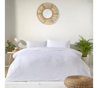 Yard Polka Dot Single White Duvet Set - Yard Living - Wilko