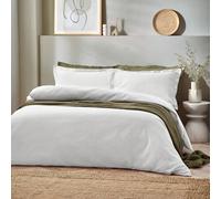 The Linen Yard Waffle Texture Cotton Duvet Cover Set