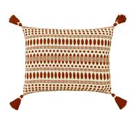 The Linen Yard Yard Ganado Woven Tasselled Polyester Filled Cushion