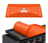 THE LINKING POINT Blackstone Silicone Griddle Cover 28 Inch - Heat Resistant Silicone Griddle Mat For Blackstone, Griddle Cover 28 Inch, Deck Protector For Outdoor Cooking