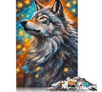 The Lion Colorful 3d Puzzles for Adults & Teenagers Wood Puzzle Jigsaws for Adults Secret Santa Gifts 500pcs (52x38cm)