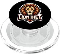 The Lion Diet Hardcore Carnivore Meat Eater Beef Nutrition PopSockets PopGrip for MagSafe