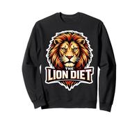 The Lion Diet Hardcore Carnivore Meat Eater Beef Nutrition Sweatshirt
