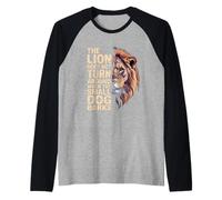The Lion Does Not Turn Around When The Small Dog Barks Raglan Baseball Tee