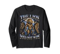 The Lion Does Not Wipe Lion Warrior Bootleg Long Sleeve T-Shirt