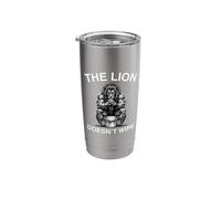 The Lion Doesn't Wipe Funny Gen Z Joke Brainrot Raunchy Meme Stainless Steel Insulated Tumbler