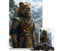 The Lion Fighter Jigsaw Puzzles 1000 Piece for Teenagers Improve Memory Relaxing Fun Sharp Edge Unique Gift (50x75cm)