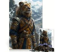 The Lion Fighter Teenagers 1000 Piece Jigsaw Puzzle Think Smart Toy Bonding Time Smooth Cut Santa Wish List (38x26cm)