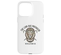 The Lion Has Prevailed Revelation 5:5 Christian Case for iPhone 15 Pro Max