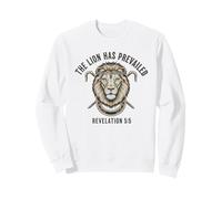 The Lion Has Prevailed Revelation 5:5 Christian Sweatshirt