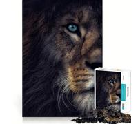 The Lion Jigsaw Puzzles for Teenagers 1000 Brain Workout Toy Simple Fun Image Assembly Cherished Gift (50x75cm)