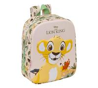 The Lion King - 3D Nursery Backpack, Easy Cleaning, Ideal for Children of Different Ages, Comfortable and Versatile, Quality and Resistance, 22 x 10 x 27 cm