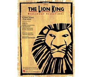 The Lion King - Broadway Selections | Easy Piano Sheet Music Songbook for Kids, Beginners, and Musical Theater Fans | Piano Vocal Arrangements from Disney Stage Musical for Home or Classroom Use