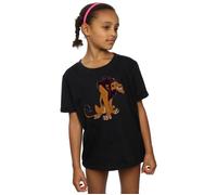 The Lion King Classic Scar Cotton T-Shirt Disney Black 7-8 Years