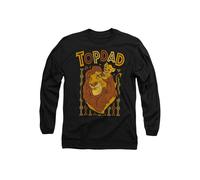 The Lion King Father's Day Mufasa Top Dad Long Sleeve T-Shirt, Black Disney Black S