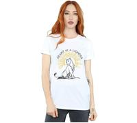 The Lion King Movie Heart Of A Lioness Cotton Boyfriend T-Shirt Disney White XXXL