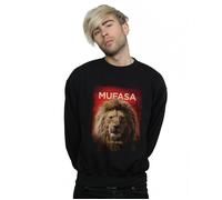 The Lion King Movie Mufasa Poster Sweatshirt Disney Black S