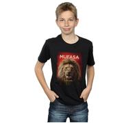 (7-8 Years, Black) Disney Boys The Lion King Movie Mufasa Poster T-Shirt