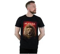 The Lion King Movie Mufasa Poster T-Shirt Disney Black S