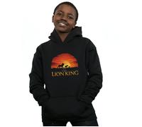 The Lion King Movie Sunset Logo Hoodie Disney Black 5-6 Years