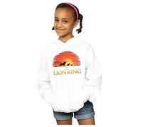 The Lion King Movie Sunset Logo Hoodie Disney White 7-8 Years