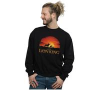 The Lion King Movie Sunset Logo Sweatshirt Disney Black 4XL