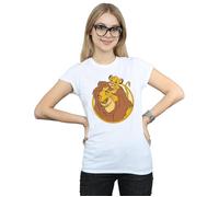 The Lion King Mufasa And Simba Cotton T-Shirt Disney White S