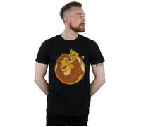 The Lion King Mufasa And Simba T-Shirt Disney Black S