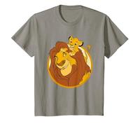 The Lion King Mufasa And Simba T-Shirt, Youth, Slate Grey, Small