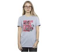 The Lion King Power Of Roar Cotton Boyfriend T-Shirt Disney Grey S