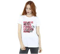 The Lion King Power Of Roar Cotton Boyfriend T-Shirt Disney White XXL
