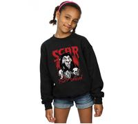 Disney Girls The Lion King Scar Be Prepared Sweatshirt Black 12-13 Years