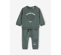 The Lion King Sweatshirt + Trousers Ensemble by Disney® for Babies green